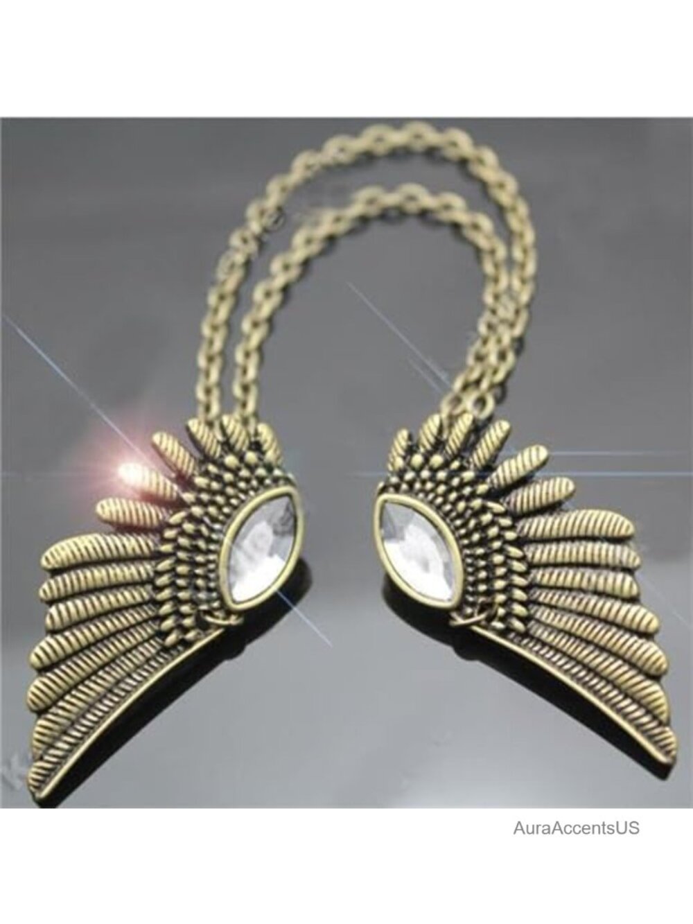 Long Chain Brooch Pin for Sweaters Shawl Cardigan Coat Women Men Metal Alloy - Picture 4 of 5